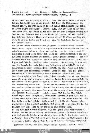 Gegner gesucht