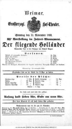 Der fliegende Holländer