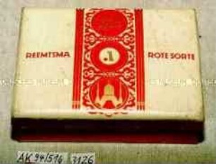 Pappschachtel für 50 Stück Zigaretten "REEMTSMA ROTE SORTE"