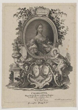 Bildnis der Charlotta, Magn: Britan: Regina