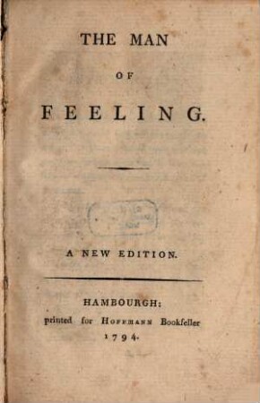 The man of feeling