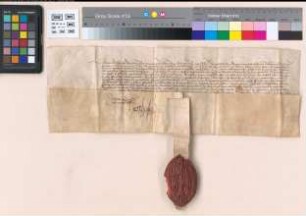 Bischof Ludwig von Lüttich verleiht dem Adolf Sohn Herzogs Johann von Kleve eine Dompräbende.