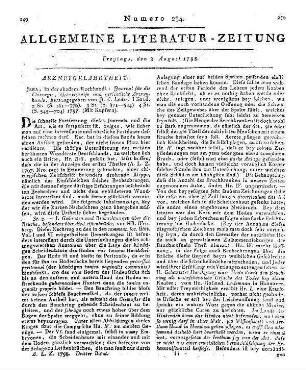 Journal für die Chirurgie, Geburtshülfe und gerichtliche Arzneykunde. Bd. 1, St. 2-4. Hrsg. v. J. C. Loder. Jena: Akad. Buchh. 1797