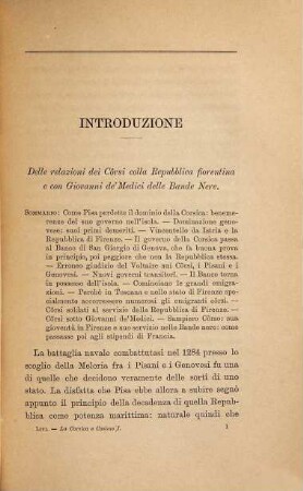 La Corsica e Cosimo I de'Medici : studio storico