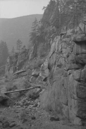 Okertal: Löwenkuppe im Okertal, von der Straße