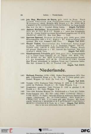 Niederlande (Nr. 1465-1495)