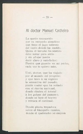 Al doctor Manuel Cacheiro