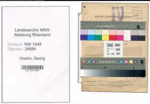 Entnazifizierung Georg Hoehn , geb. 03.04.1892 (Dachdecker)