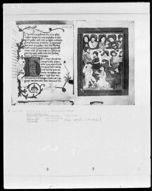 Gebetbuch, Passion und Frauenklage — Abendmahl, Folio 53recto