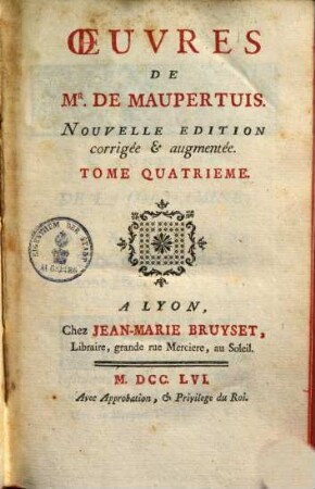 Oeuvres De Mr. De Maupertuis, 4