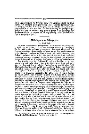 Philologen und Pädagogen