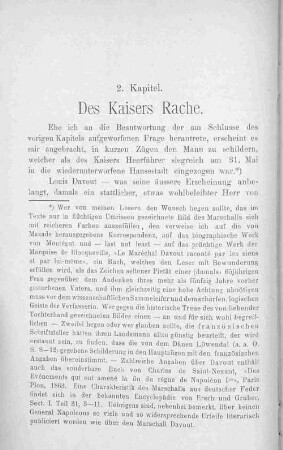 2. Kapitel. Des Kaisers Rache.