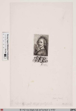 Bildnis Johann Reinhold (Reinhard?) Mühl