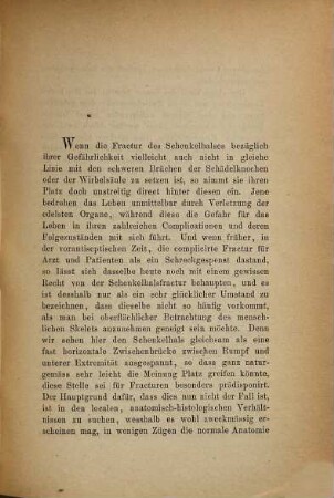 Zur Behandlung der fractura colli femoris