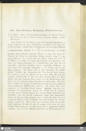 15a. Interferenz, Beugung, Polarisation
