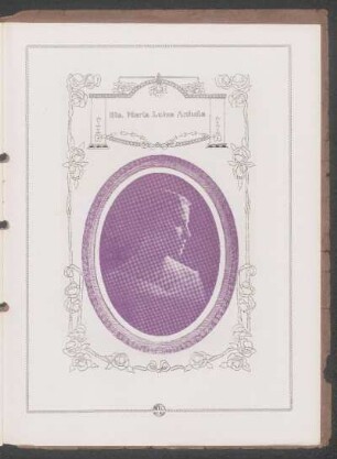[Fotografía de] Sta. María Luisa Antuña