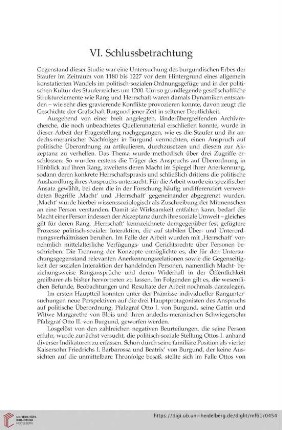 VI. Schlussbetrachtung