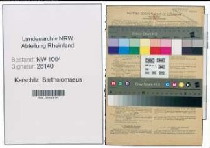 Entnazifizierung Bartholomaeus Kerschitz , geb. 22.07.1912 (Schweisser)