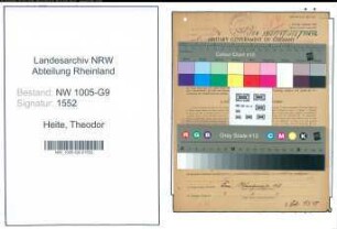 Entnazifizierung Theodor Heite , geb. 01.08.1914 (Dachdecker)
