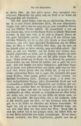 Der alte Schauspieler