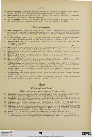 Metall (Nr. 380-491)