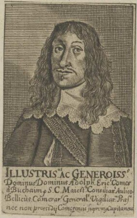 Bildnis des Adolphus Ericus, Comes á Buchaim