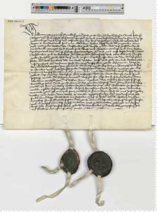 "Willebref van deme closter s. Joannis vor Halverstadt uppe 600 gulden by deme rade to Lüneburg uppe 42 gulden rente, Did. Flutwedal (Flothwedel) to behorich".