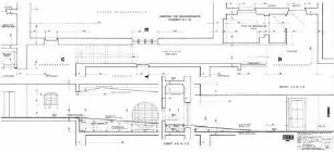 Stuttgart Hbf: Empfangsgebäude Hotel IC Rampe Grundriss Arkadengeschoß Übergang
