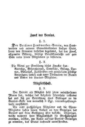 Zweck des Vereins