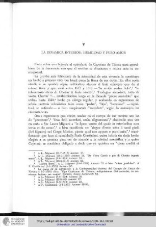 V. La dinámica interior: humildad y puro amor
