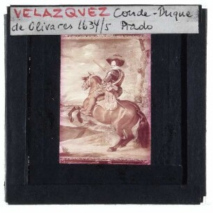 Velázquez, Reiterporträt von Gaspar de Guzmán, Herzog von Olivares (Madrid Prado P01181)