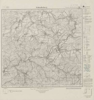 4815 (alte Nr.: 2788) Schmallenberg, Meßtischblatt (4cm - Karte)