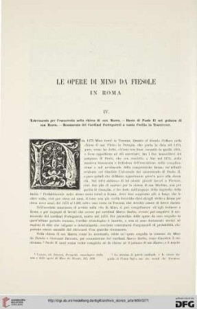 3: Le opere di Mino da Fiesole in Roma, [4]