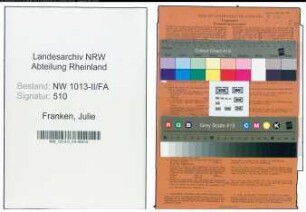 Entnazifizierung Julie Franken , geb. 21.01.1879 (Kauffrau)