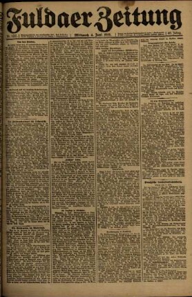 Ausgabe vom Mittwoch, den 04. Juni 1919.
