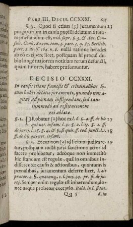 Decisio CCXXXI. - Decisio CCXL.