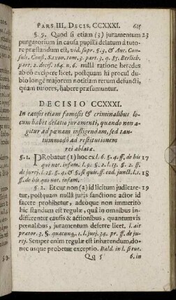 Decisio CCXXXI. - Decisio CCXL.
