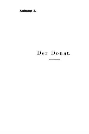 Anhang 1. Der Donat