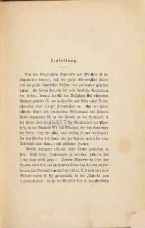 Briefwechsel zwischen Moritz von Schwind und Eduard Mörike