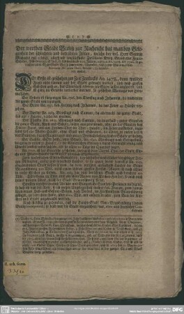 Der Stadt Beelitz zur Nachricht hat man allerhand unglückliche Zufälle, an Krieg, Brand ..., so sich 1478-1700 zugetragen, bemerken und guten Theils aus dem Breviario historico H. Sebaldi extrahiren wollen