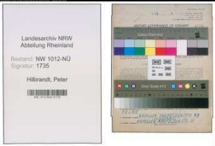 Entnazifizierung Peter Hilbrandt , geb. 10.12.1901 (Schlosser)