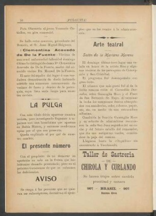 Arte teatral : Salón de la Maríano Moreno