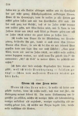 Wenn ich eine Frau wäre