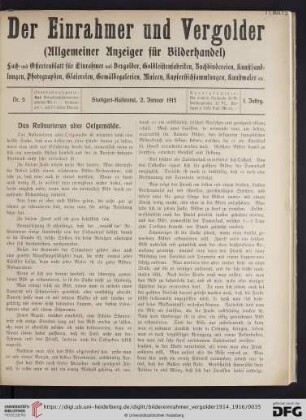 Nr.5 (2. Januar 1915)