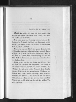 Zürich, den 21. August 1912