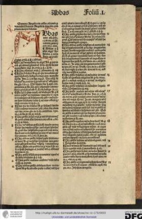 Summa angelica de casibus conscientie per venerabilem fratrem Angelum de Clavasio compilata, incipit feliciter.
