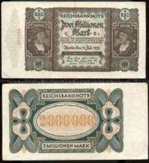 Reichsbanknote 2 Millionen Mark