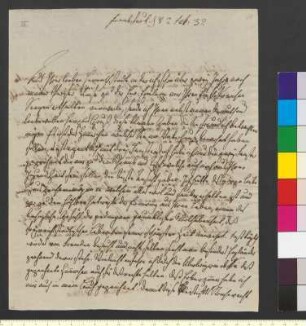 Brief von Bardua, Karoline an Goethe, Johann Wolfgang von