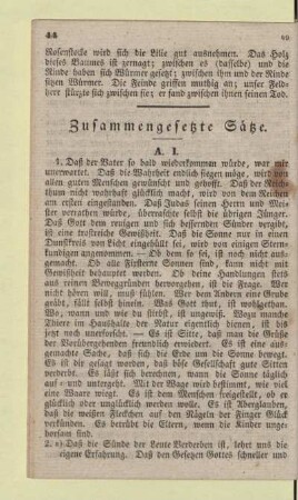 Zusammengesetzte Saetze