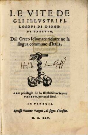 Le vite degli illustri filosofi
